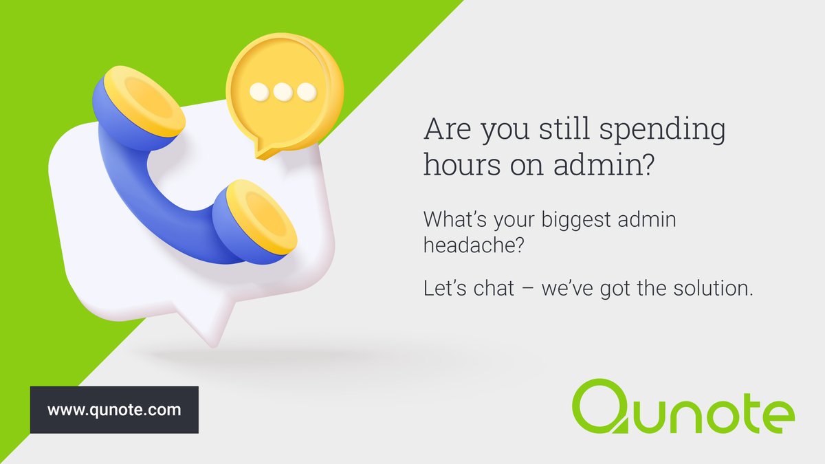 🚨Are you still spending hours on admin? What’s your biggest admin headache? Let’s chat—we’ve got the solution. 💬 #AdminProblems #Qunote