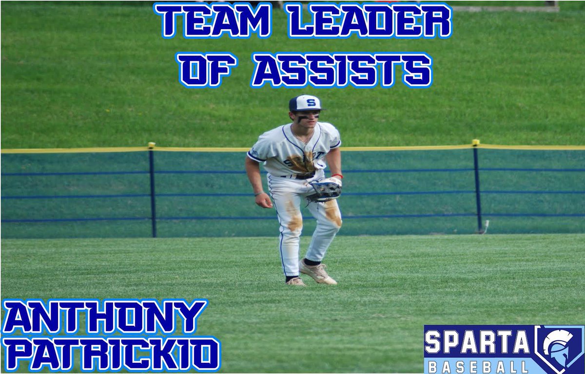 Sparta HS Baseball (@spartanbullpen) on Twitter photo Happy Tuesday! Excited for our upcoming season and although it’s a ways away, time flies! Here is a little recap of our 2023-24 Team Leaders; first is <a href="/antpatrickio29/">Anthony Patrickio</a> with 6 OF assists! #SpartanPride #JustBegun #RespectAllFearNone #BeElite Happy Tuesday! Excited for our upcoming season and although it’s a ways away, time flies! Here is a little recap of our 2023-24 Team Leaders; first is <a href="/antpatrickio29/">Anthony Patrickio</a> with 6 OF assists! #SpartanPride #JustBegun #RespectAllFearNone #BeElite