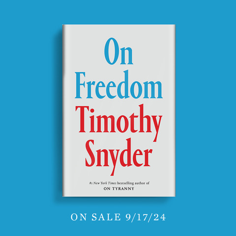 Hoping to start a conversation about freedom.
My new book, #OnFreedom, launched today, 9/17.
<a href="/CrownPublishing/">Crown Publishing</a>