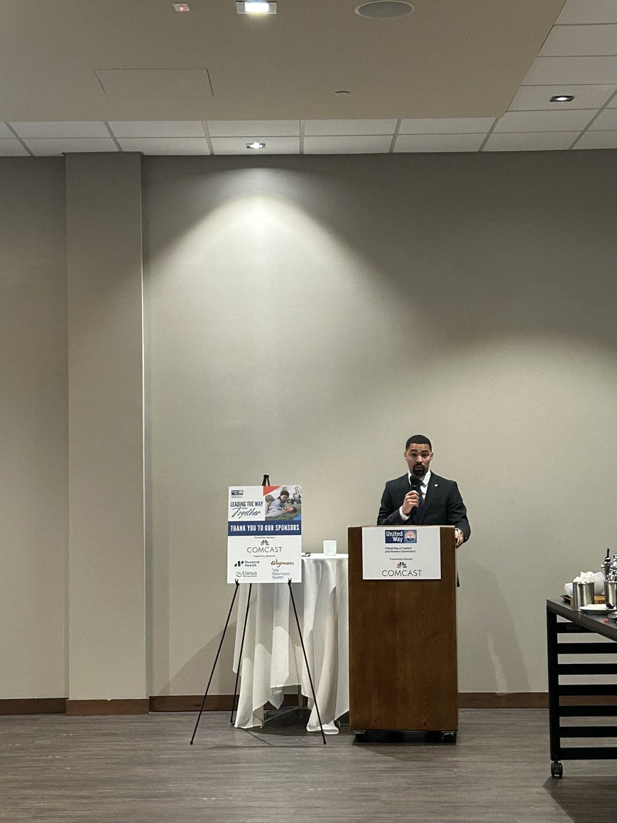 TreasRussell's tweet image. Thank you to the @unitedwaycwc for inviting me to speak at this year’s Impact Breakfast. Grateful for all the United Way does to help our neighbors connect with critical services. It’s our shared goal to get everyone in CT participating fully in our economy.