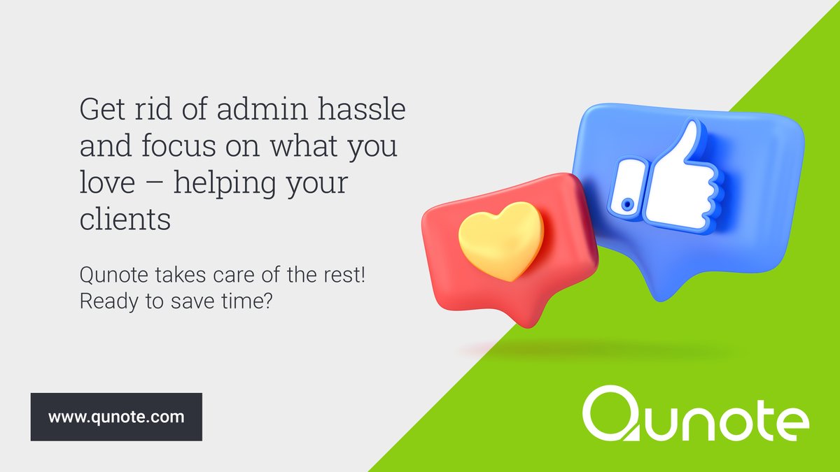 ✨Get rid of admin hassle and focus on what you love ...helping your clients. Qunote takes care of the rest! Ready to save time? #AdminRelief #CaseManagement