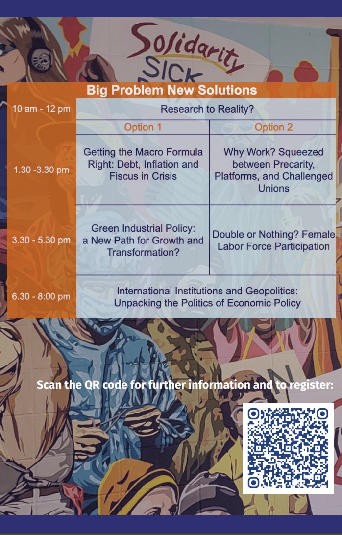 LIDC (@lidc_uk) on Twitter photo 🌍 Discuss “Big Problems, New Solutions” w/ <a href="/SOAS/">SOAS University of London</a>! The workshop bridges the policy-academia gap with 6 panels on topics like #GreenPolicy & #EconomicEmpowerment. Open to policymakers, PhD students, & postgraduates.
Limited spots— Register by 22 September!
ow.ly/WNqW50ToB8k 🌍 Discuss “Big Problems, New Solutions” w/ <a href="/SOAS/">SOAS University of London</a>! The workshop bridges the policy-academia gap with 6 panels on topics like #GreenPolicy & #EconomicEmpowerment. Open to policymakers, PhD students, & postgraduates.
Limited spots— Register by 22 September!
ow.ly/WNqW50ToB8k