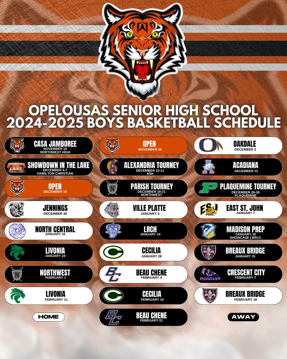 Opelousas, it’s time for a new era! Can’t wait to see yall this winter! 🐅🔥 #madeformOre #allabouttheO