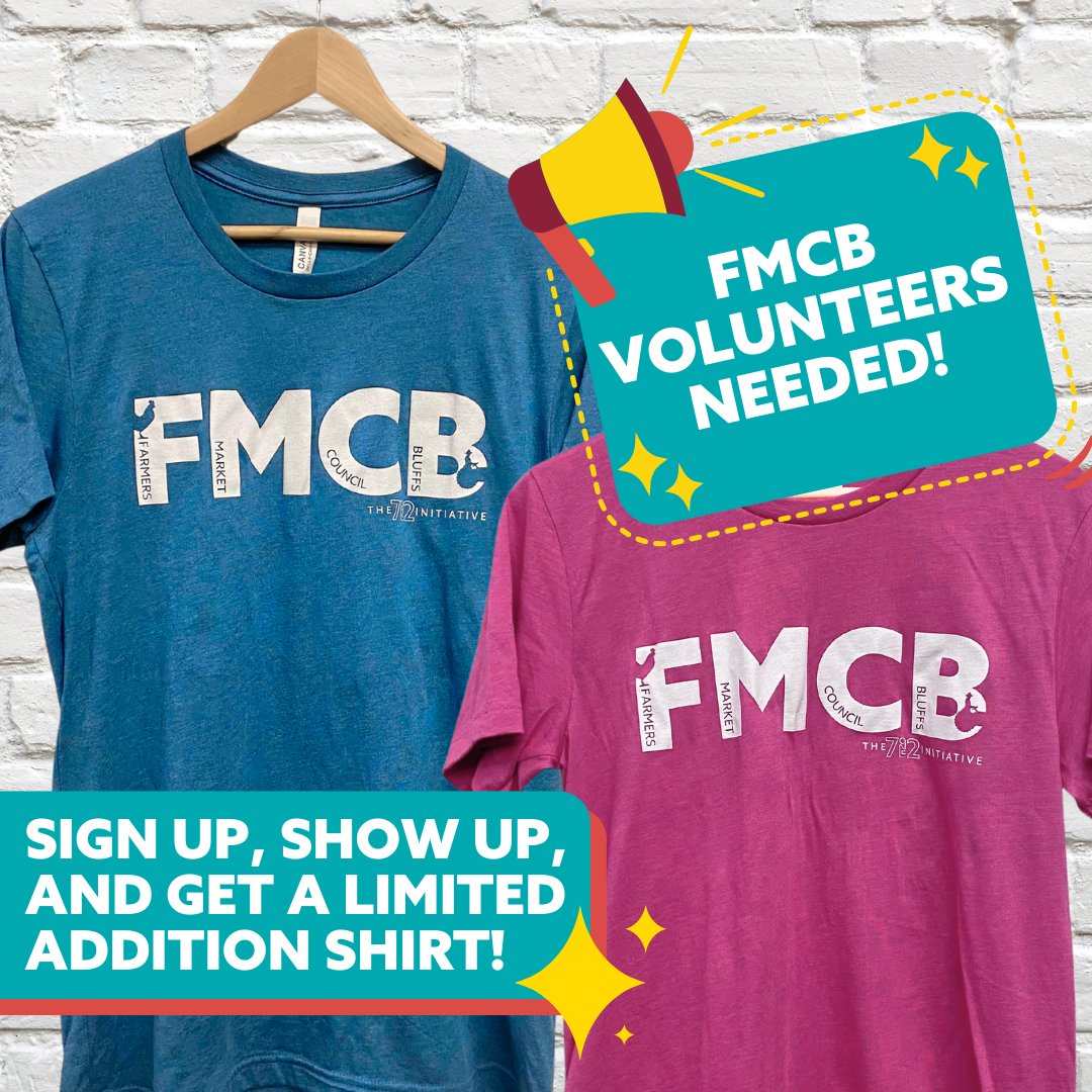 712Initiative's tweet image. Attention Volunteers!
We need 2-3 volunteers for the last two markets of the season. Reach out to some friends, coworkers, or family members and sign up today!  👉Click here to signup and get a limited edition FMCB T-shirt!  bit.ly/4drsfkp