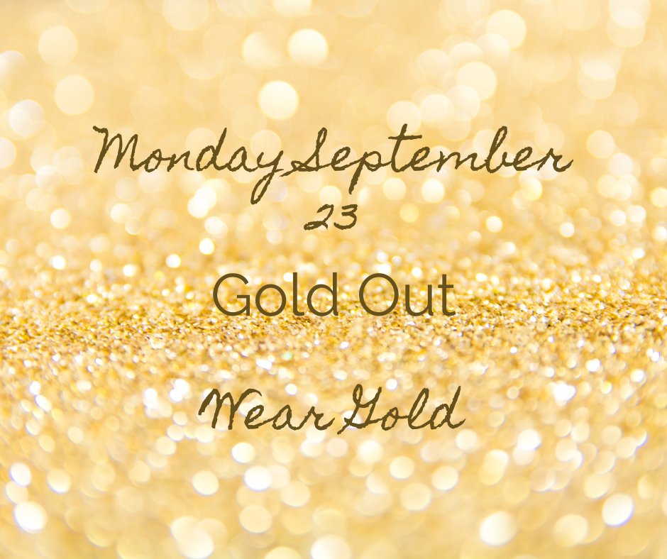 Volley For A Cure Spirit Week! Monday, September 23rd is a Gold out!!! #KnightNation