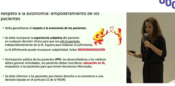 Asoc. Salud Digital (@asaluddigital) on Twitter photo #IVSemanaSD | 🗣️<a href="/raqini/">Dr Raquel Iniesta</a> insiste:
👉"Al paciente le es útil hablar. La IA puede estar en la consulta, pero no debe sustituir la relación médico-paciente" #IVSemanaSD | 🗣️<a href="/raqini/">Dr Raquel Iniesta</a> insiste:
👉"Al paciente le es útil hablar. La IA puede estar en la consulta, pero no debe sustituir la relación médico-paciente"