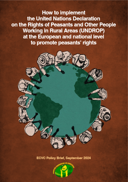 📢📷Read ECVC's new set of policy recommendations for international and regional organisations, European policy-makers, and national and local authorities, in order to push for the implementation of #UNDROP and promote peasants’ rights.

eurovia.org/publications/5…