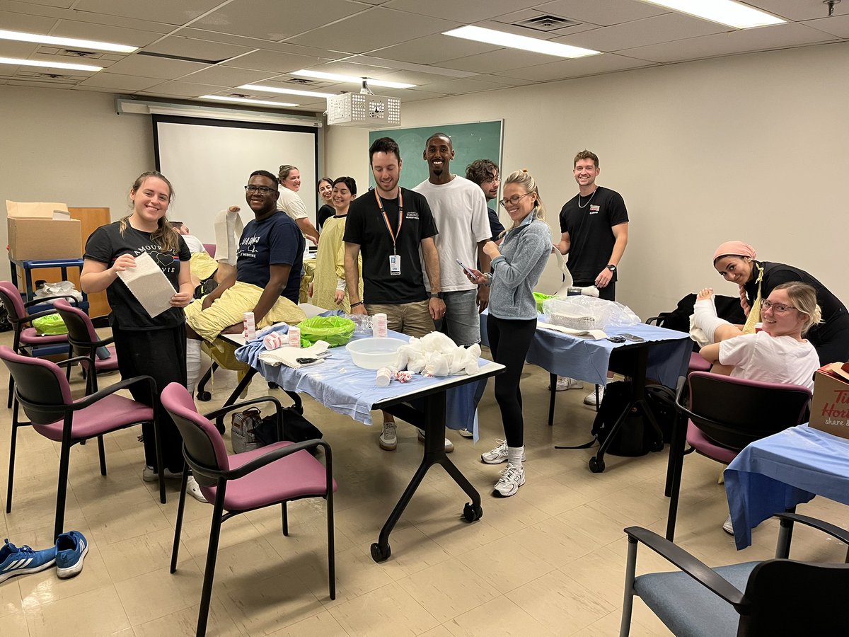 Firas Al-Rawi (@fe2rawi) on Twitter photo Annual <a href="/UofT/">University of Toronto</a> FRCP EM PGY-1 casting course. First picture was 5 years ago, second one today. The students have become the teachers ❤️ Annual <a href="/UofT/">University of Toronto</a> FRCP EM PGY-1 casting course. First picture was 5 years ago, second one today. The students have become the teachers ❤️