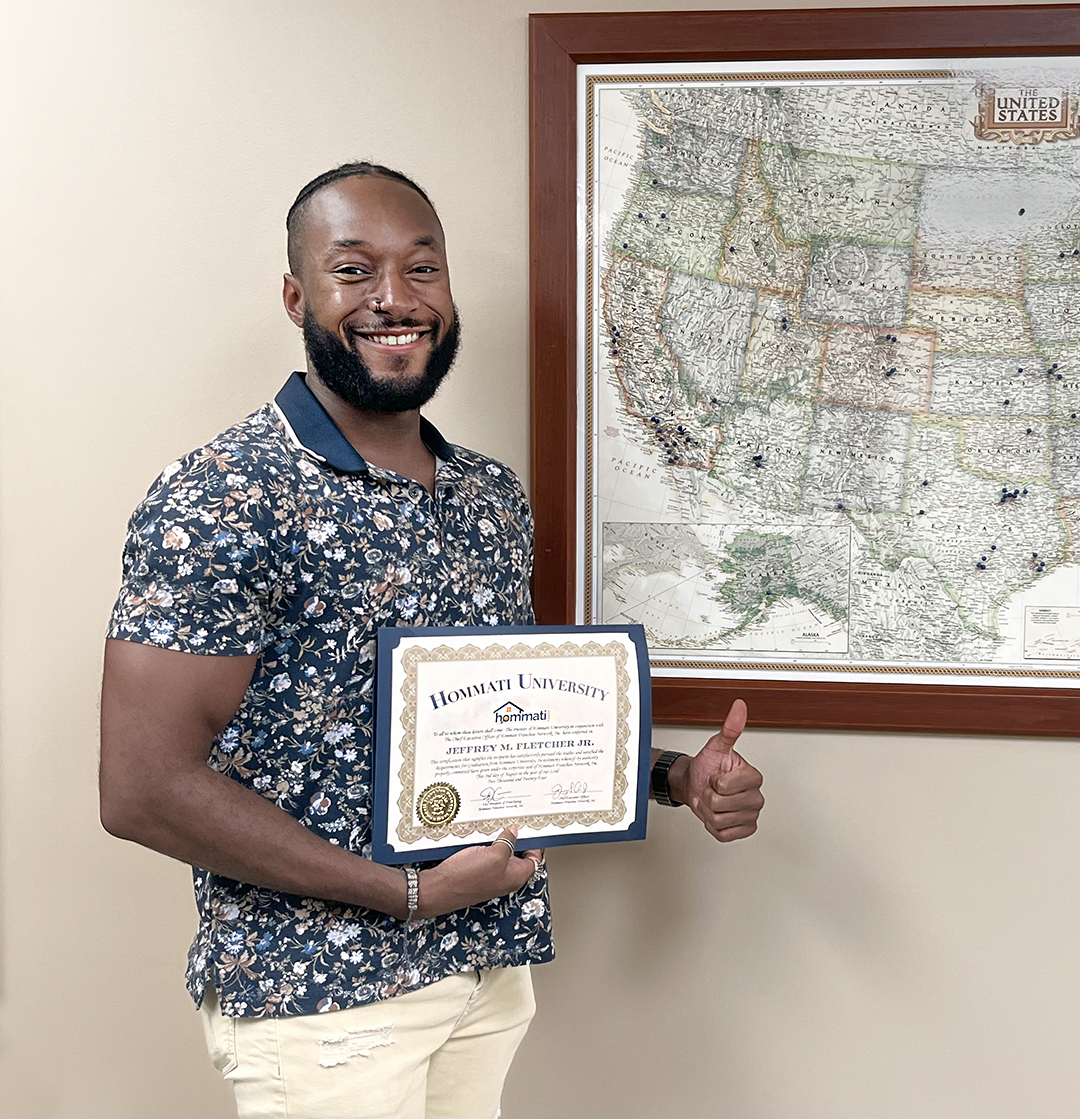 HommatiNetwork's tweet photo. 🎉 Hommati is happy to announce that Jeff Fletcher &amp; Billy Blaylock (not pictured) will be our newest franchisee team in sunny So. Cal in San Diego! Welcome to the Hommati Family Jeff &amp; Billy, and we look forward to helping you guys succeed. 🚀

#NewFranchisee... https://t.co/PUZk49xR67