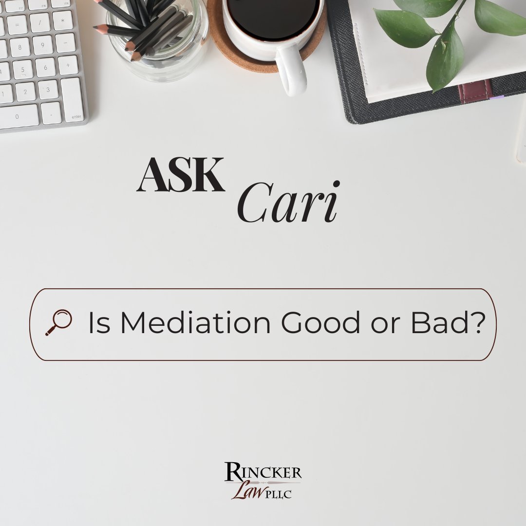 RinckerLaw's tweet image. Is Mediation Good or Bad? 🔎 It depends — but overall, mediation is a fantastic option for many! Reach out to us today to explore your mediation options! 📲
#ADR #DisputeResolution #AlternativeDisputeResolution #familylawmediation #custodymediation #agmediation