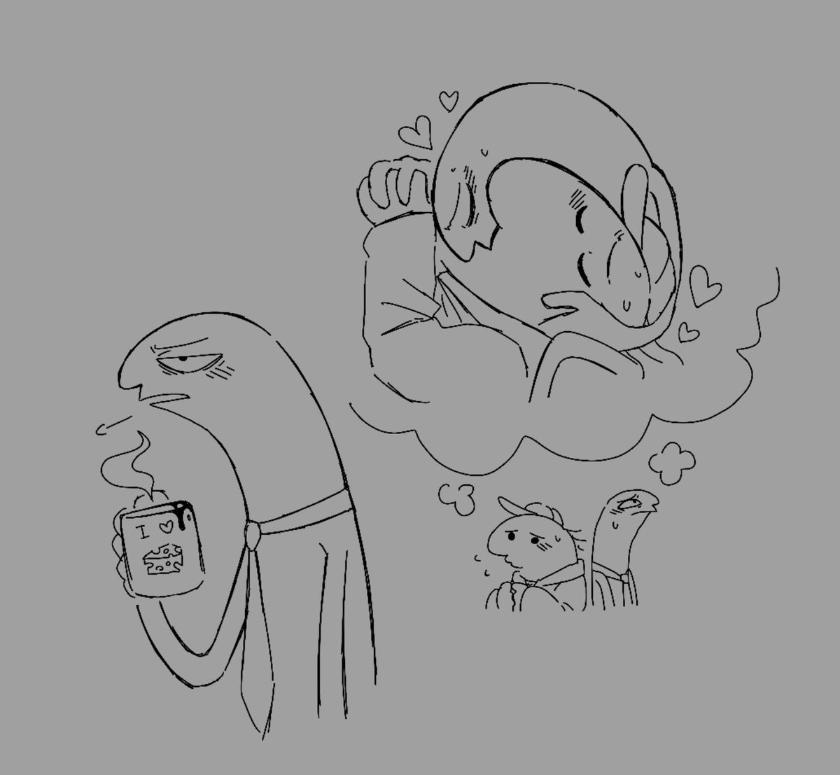 luminouz_nova's tweet photo. hello twitter i love #charlan #charalan #charllan very much
my doodles of them :3 https://t.co/wvEautywBq