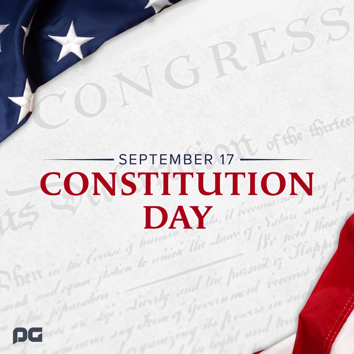 On September 17, 1787, our Founding Fathers signed the most important document ever written - securing our fundamental rights to life, liberty, and property. Today, we celebrate this milestone in world history and our love and appreciation for these great United States.