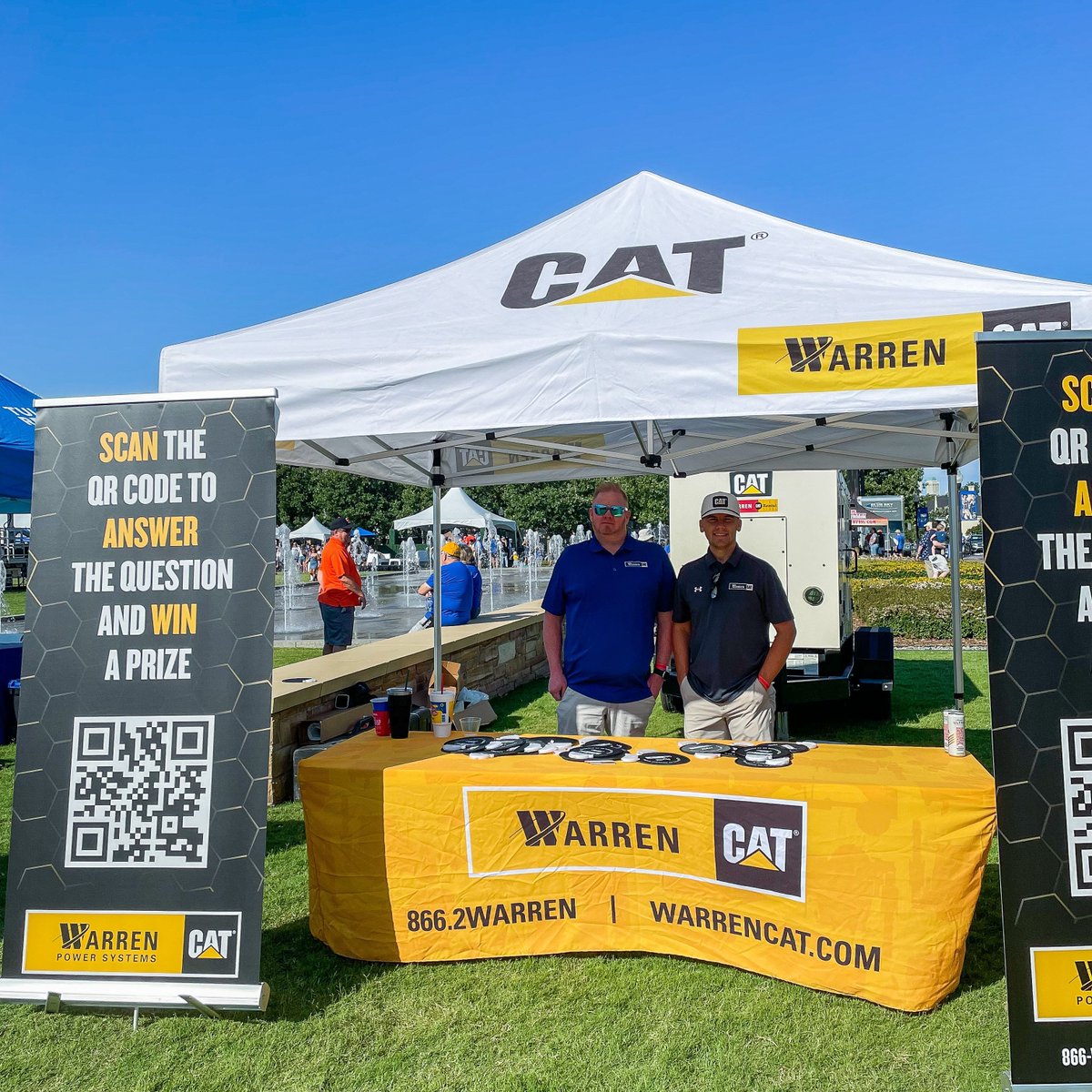 WarrenCAT's tweet photo. Warren CAT helped #power the action last weekend at the TU vs. OSU game! 🏈💪⚡️#WarrenCATpower #LetsDoTheWork #CatGenerator @TulsaHurricane @TulsaFootball https://t.co/fOLPsiidTZ