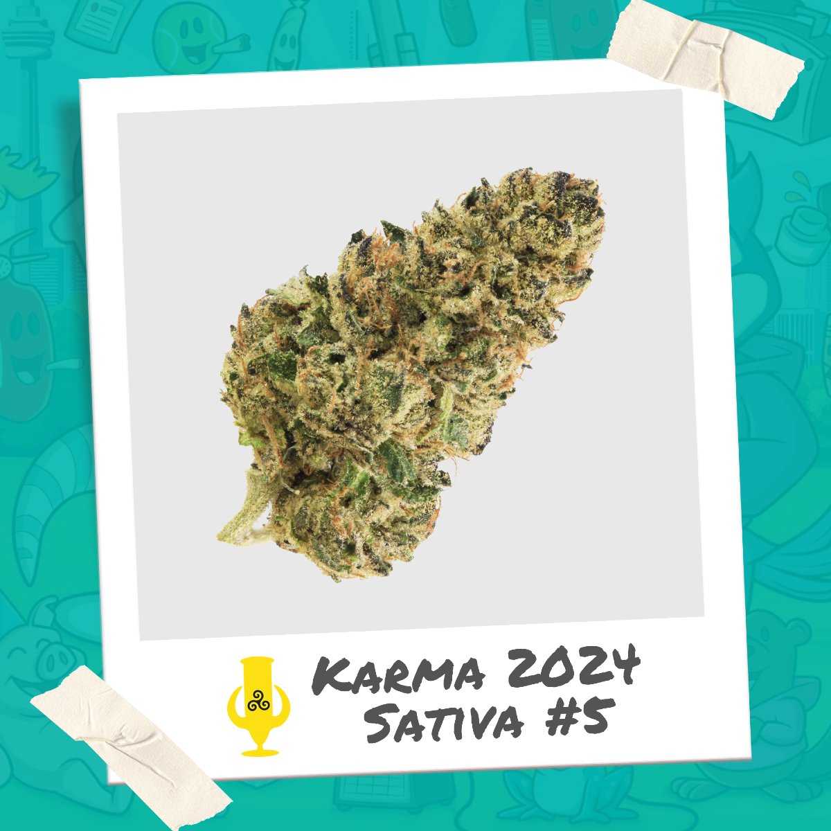 Sativa #5 in the Karma Cup Judges Kit.