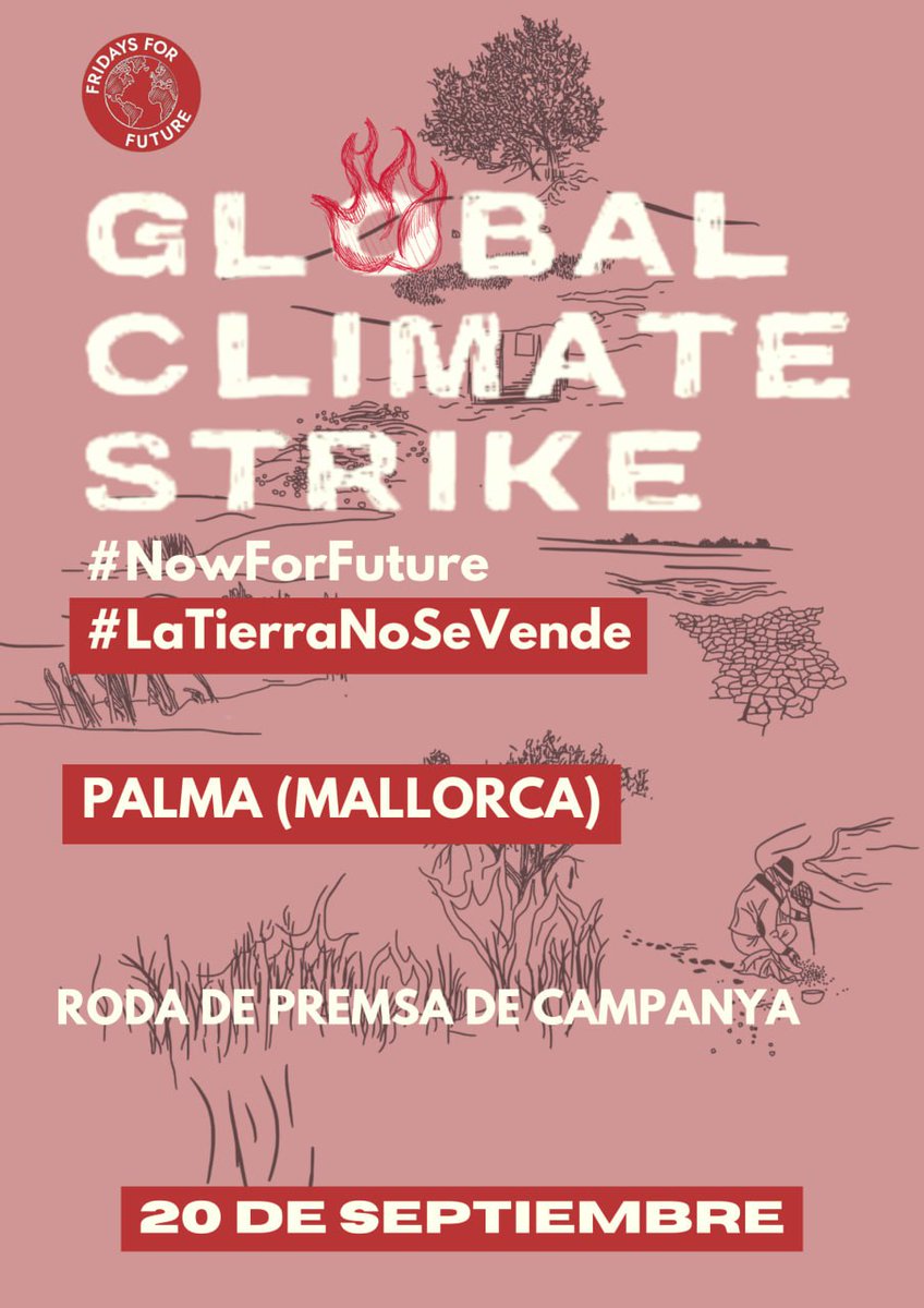 El divendres ens sumam a la Acció Global pel clima

💥🌍 Cal actuar y exigir als polítics mesures contra la destrucció del planeta

Envia'ns MD per participar-hi 📨