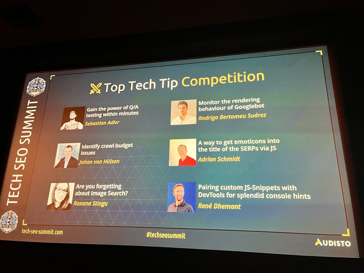Roxana Stingu (@roxanastingu) on Twitter photo Made it into final two for tech SEO tips but <a href="/ReneDhemant/">Rene Dhemant</a>’s was so good he absolutely deserves the win. Made it into final two for tech SEO tips but <a href="/ReneDhemant/">Rene Dhemant</a>’s was so good he absolutely deserves the win.