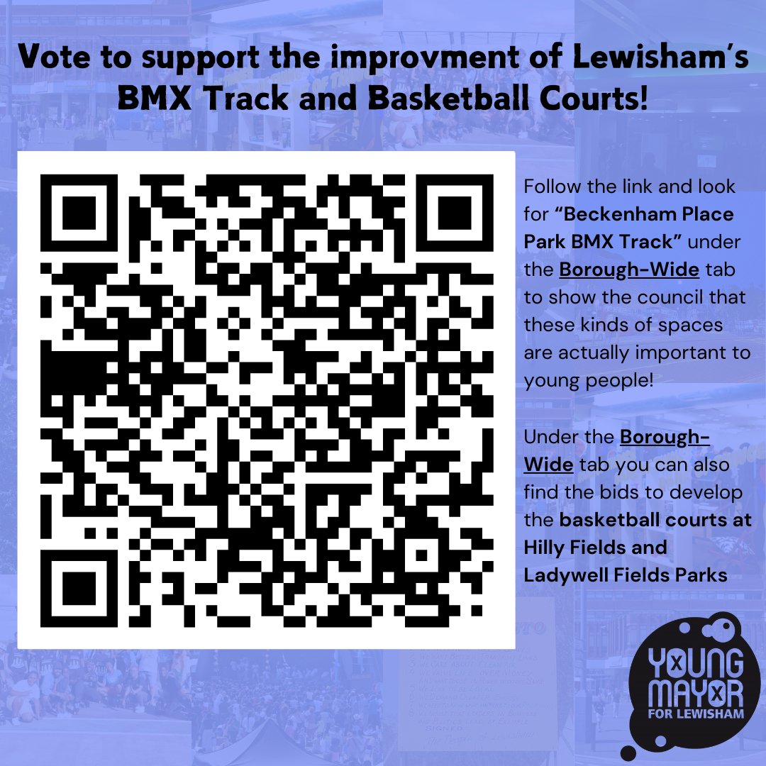 Take some time out and cast your vote to support the improvement of Lewisham's BMX Track and Basketball Courts!!  consultation.lewisham.gov.uk/planning/lewis…