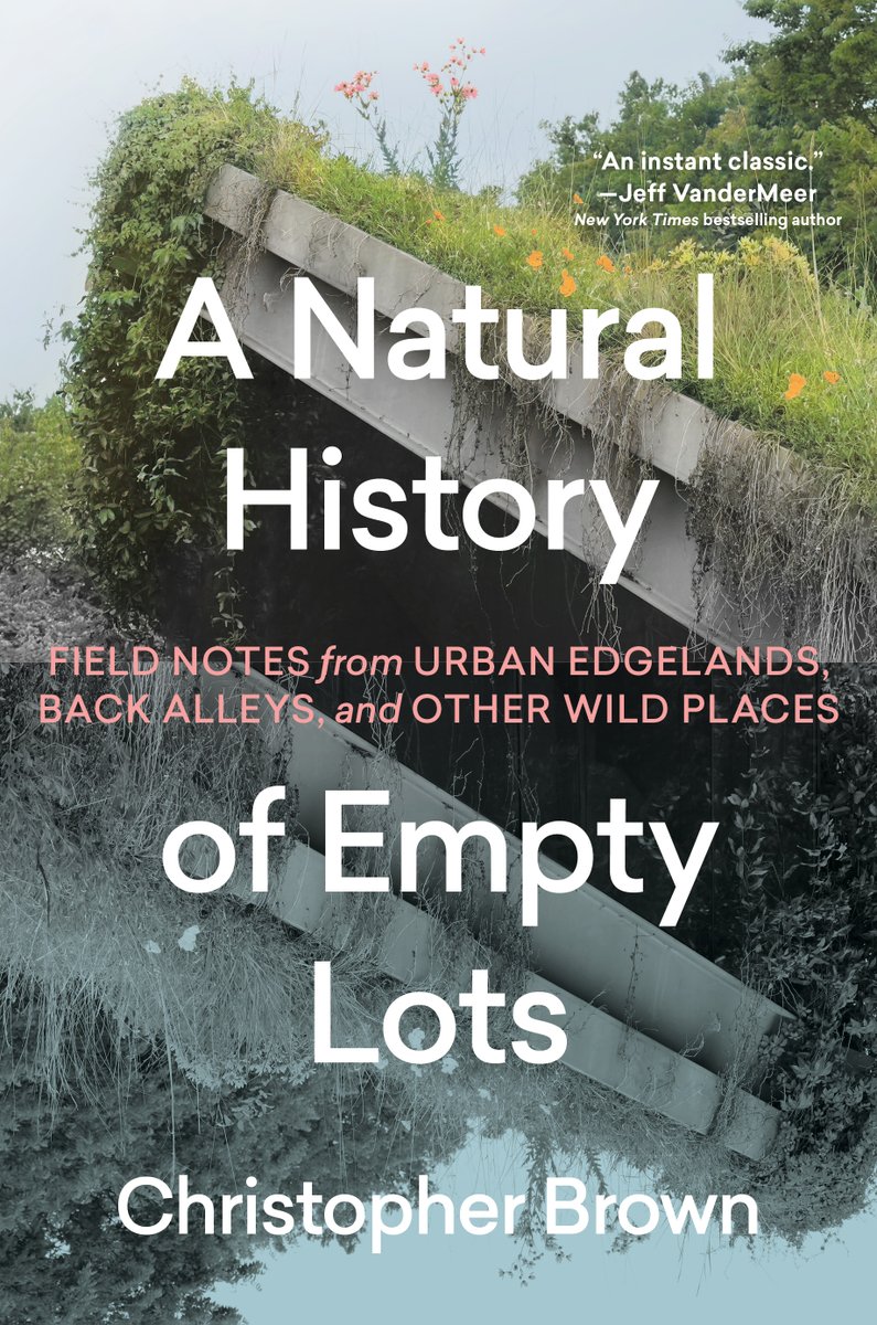 My new book A Natural History of Empty Lots is released today. I hope you like it—it distills 20 years of exploring the edgelands, working on rewilding projects, and trying to understand what such places teach us about our lives, history and future: hachettebookgroup.com/titles/christo…