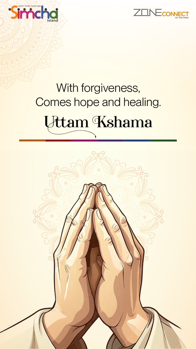 SimchaIsland's tweet photo. Forgiveness is the highest virtue – it purifies the soul and opens the path to peace. 🌿✨ #UttamKshama #VirtueOfForgiveness #InnerPeace https://t.co/m9vMJEgyVC