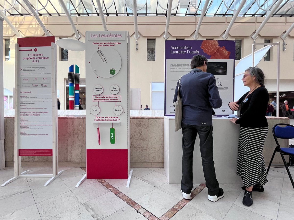 [EXPOSITION] "Voyage au cœur du sang" jusqu'au 2️⃣2️⃣ septembre | Hall 📍
➡️ Plongez au cœur du système sanguin et des cancers du sang 🩸

👉 Organisée par <a href="/AssoELLyE/">ELLyE l’Association #Lymphomes #LLC</a> <a href="/af3m_myelome/">AF3M Asso</a> <a href="/AssoALF/">Association Laurette Fugain</a> en lien avec les services des Pr Thieblemont, Arnulf et Raffoux, en partenariat avec Janssen