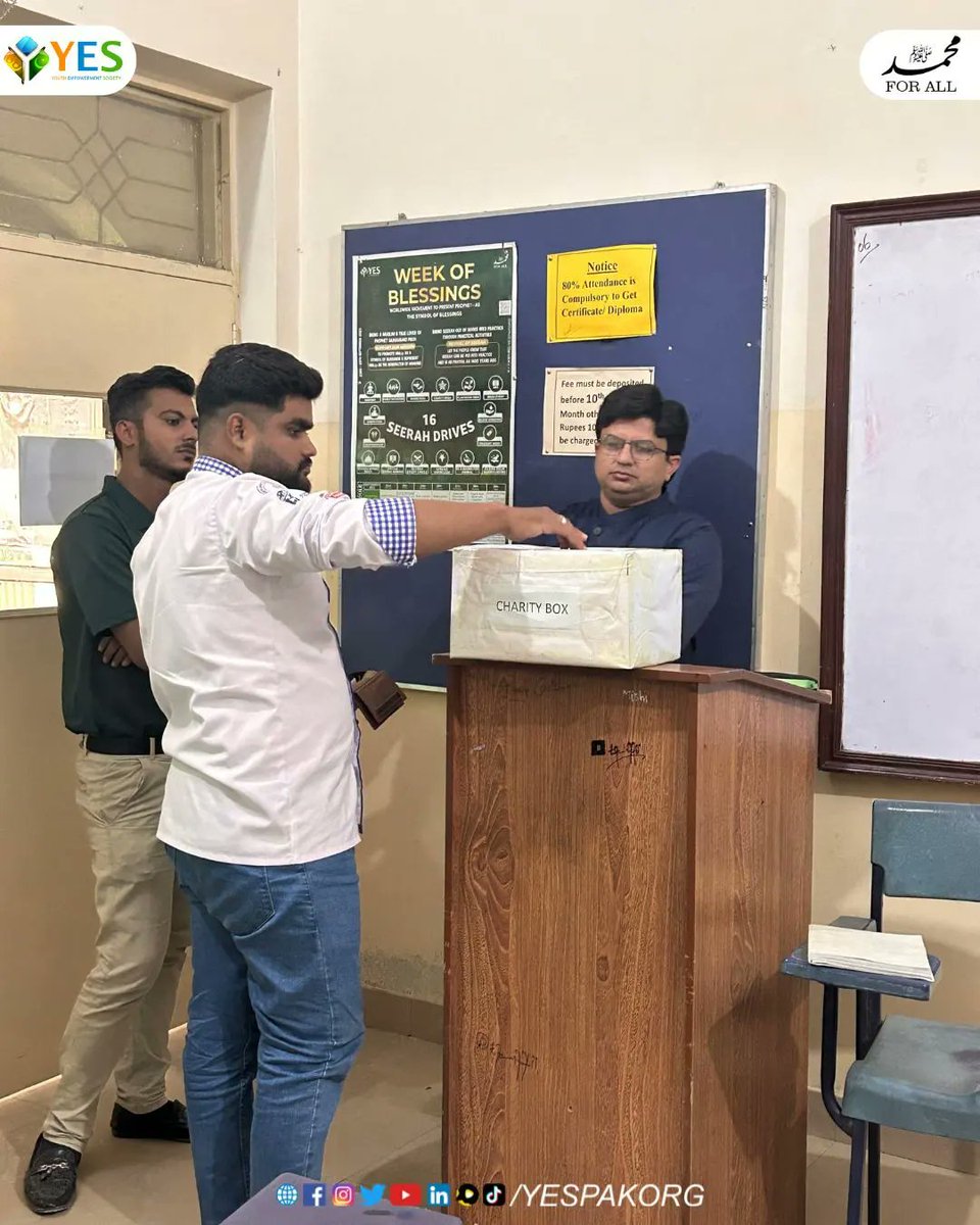yespakorg's tweet photo. Spread the light of giving💫

YES &amp; a local college joined hands to inspire students about the significance of Charity in the light of the Prophet'sﷺ teachings✨
Together, they organized a heartwarming Charity Activity to buy toys for orphans &amp; children in need🍃
#charity https://t.co/65rqQAfAy1