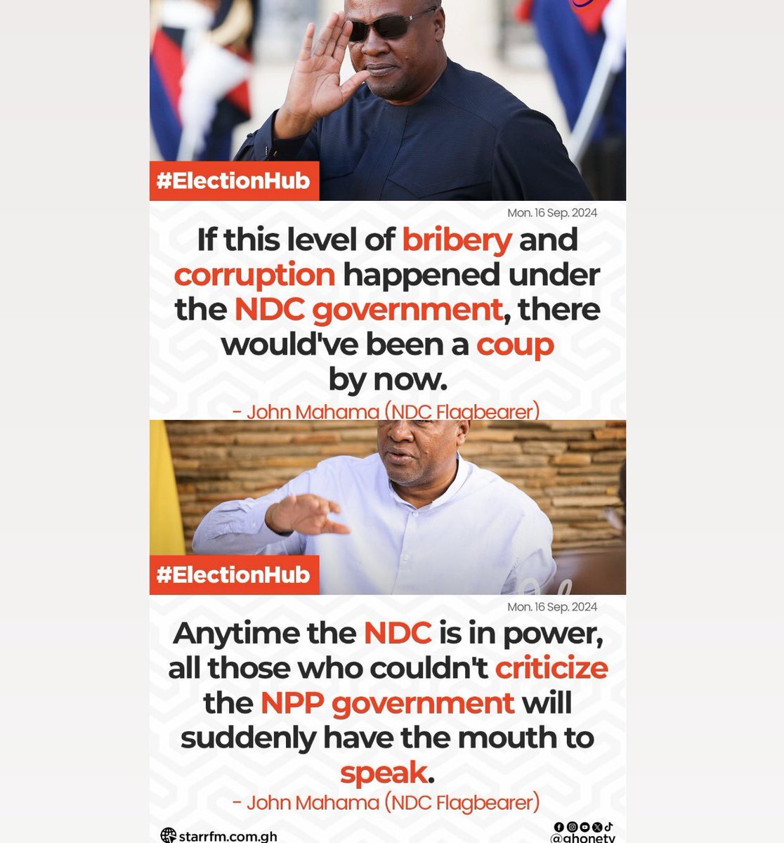 joyce_bawah's tweet photo. It is apparent that many fair minded individuals are now aware that the NPP Government led by Akufo Addo and Bawumia has totally failed and lost the plot and disappointed many who worked hard to bring Akufo Addo to power.

Imagine for example that all these negative things, the EC refuses to acquiesce to the request for a forensic audit of the Voters register,looting and sharing of stare assets, arrogance of power, unbridled corruption, reckless borrowing and incompetence were happening under a John Mahama or NDC administration.
#Enough IsEnoughDemo
 #ProtectMyVote 
#EnoughIsEnoughDemo