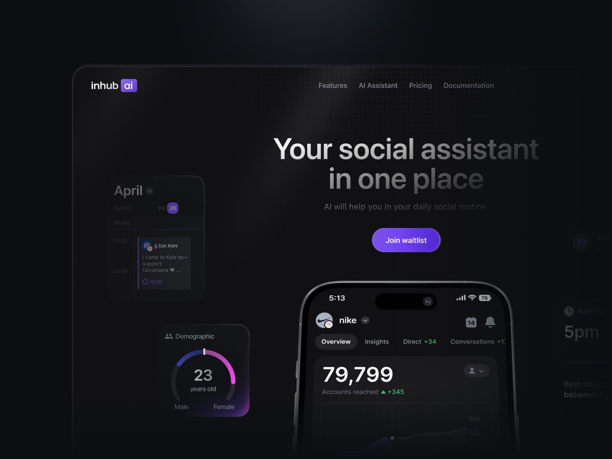 hero section / inhub / landing page

cooked with <a href="/ihordsgn/">Ihor Popel</a>