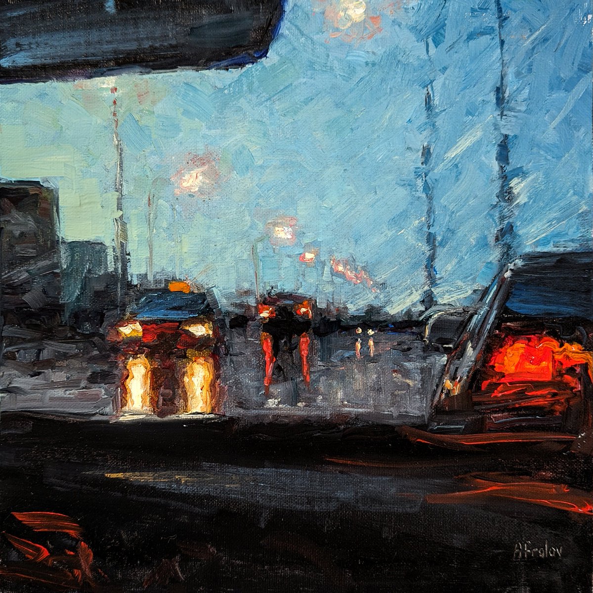 Golden Hour, My oil painting
