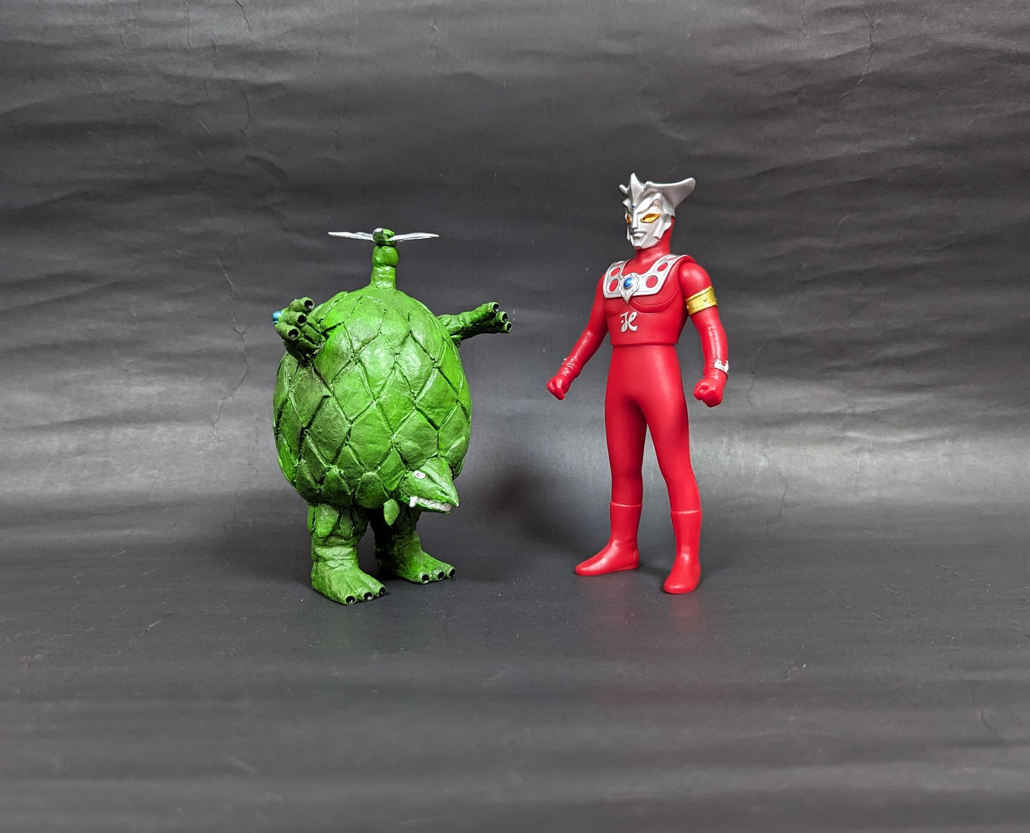 怪獣 ウルトラマン ソフビ リペイント カスタム 『ケンドロス