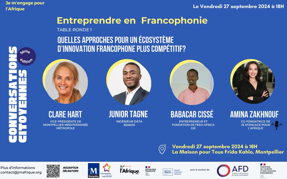Face à la prédominance anglophone en Afrique, comment la Francophonie peut-elle booster la recherche et l'innovation ? Rejoignez-nous à Montpellier le 27/09 pour en débattre avec nos experts !
📍 Maison pour Tous, Frida Kahlo
🔗 Inscription : lnkd.in/eqQr2BuG