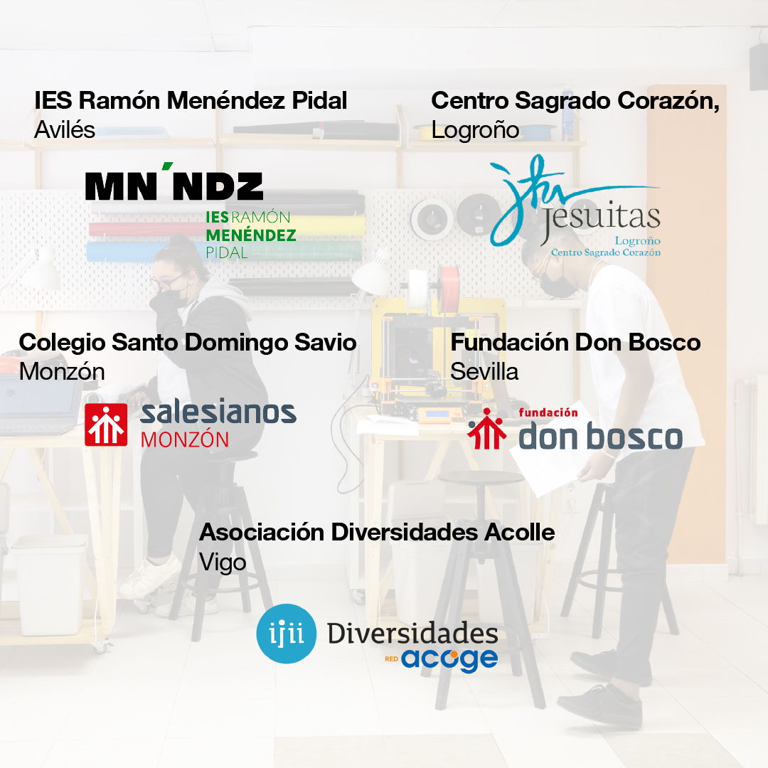 Ya conocemos a las cinco entidades seleccionadas para sumarse a la edición 2024-2025 del programa #GarageLAB.

🙌 <a href="/funddonbosco/">✳️ Fundación Don Bosco</a> de #Sevilla, <a href="/jesuitasrioja/">JesuitasRioja</a>, IES Ramón Menéndez Pidal-Avilés, <a href="/Diversidades12/">Diversidades</a> y <a href="/SalesianosMZN/">Salesianos Monzón</a>

¡¡Enhorabuena a todos!!