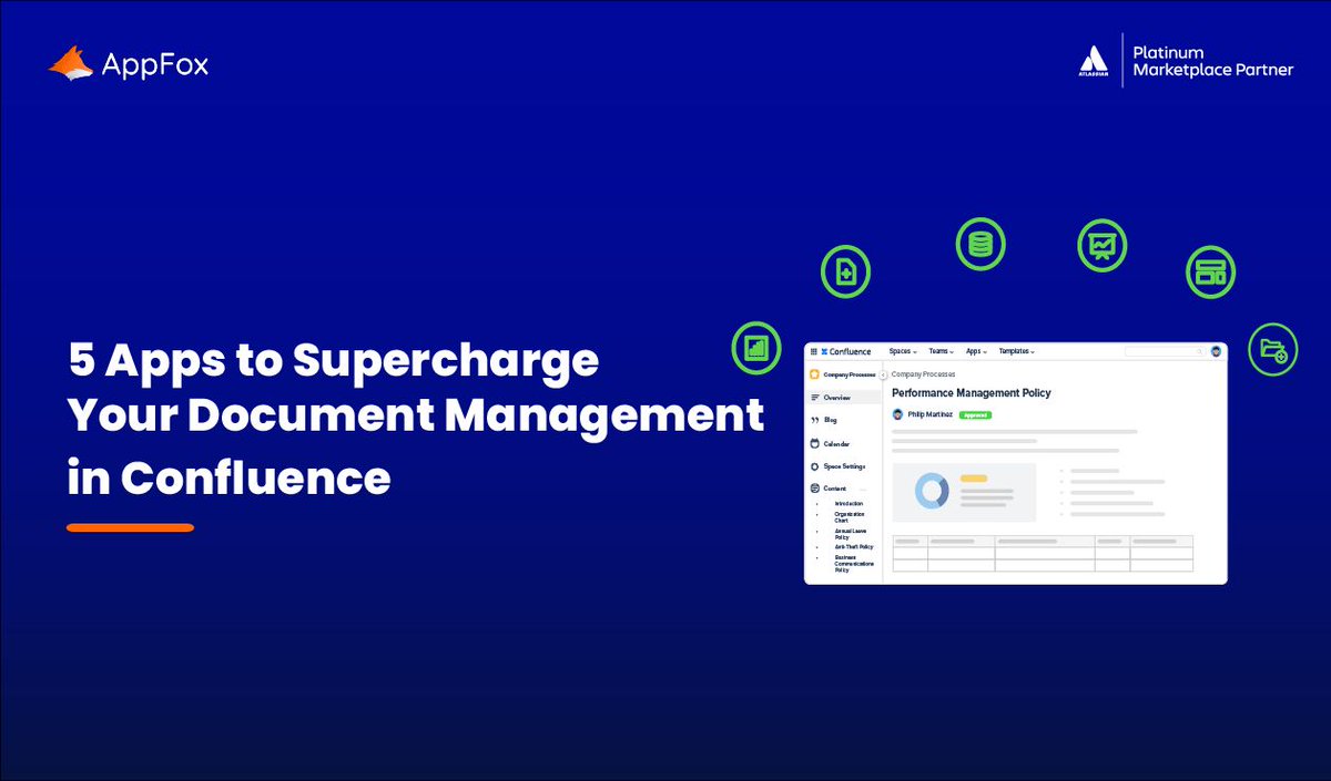AppFoxUK's tweet image. Want to enhance your document management in Confluence? 🚀

Explore our latest blog post featuring 5 must-have Atlassian Marketplace apps that will supercharge your Confluence experience! ✨

Read more 👉 tinyurl.com/46cx788m

#Confluence #ConfluenceCloud #Projectmanagement