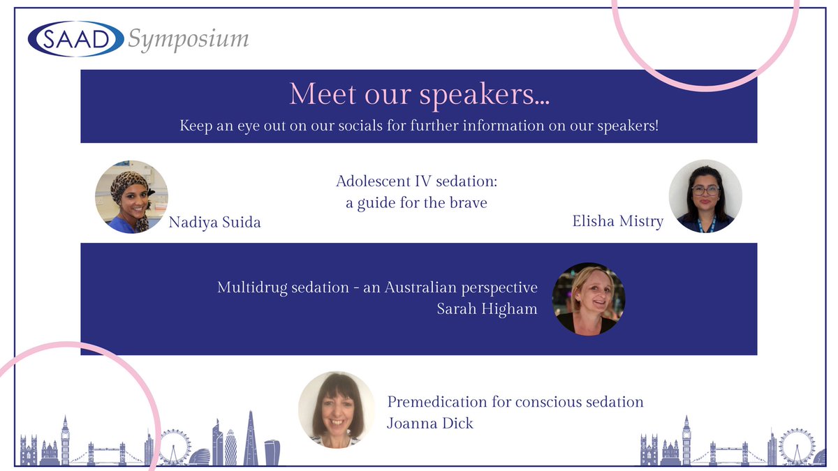 SAADuk's tweet image. Meet our speakers for this year’s symposium…