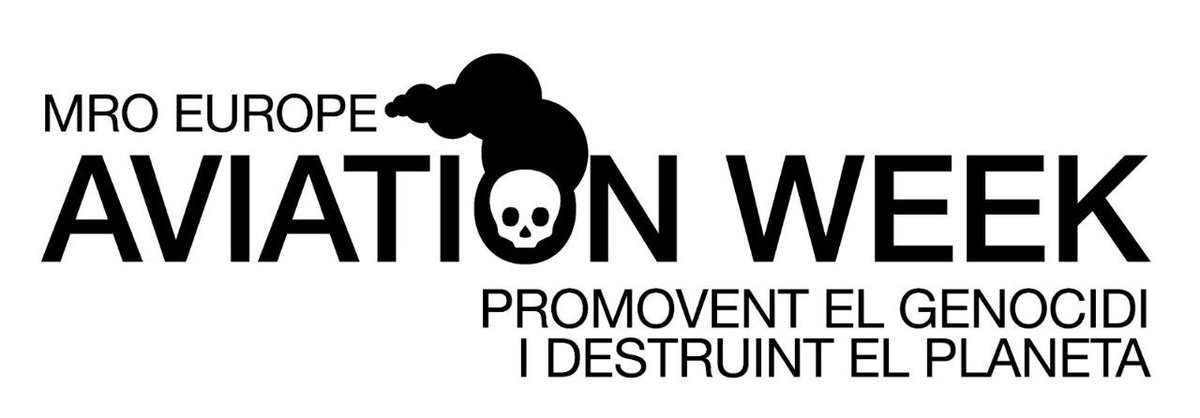 #NoAviationWeek‼️Nou esdeveniment a FiraBarcelona que empitjora la contaminació i l’escalfament global, la hiperturistització de les nostres ciutats i promou el genocidi de Gaza via les empreses que hi participen. 👉Manifest i adhesions de col·lectius  forms.komun.org/aviation-week-…