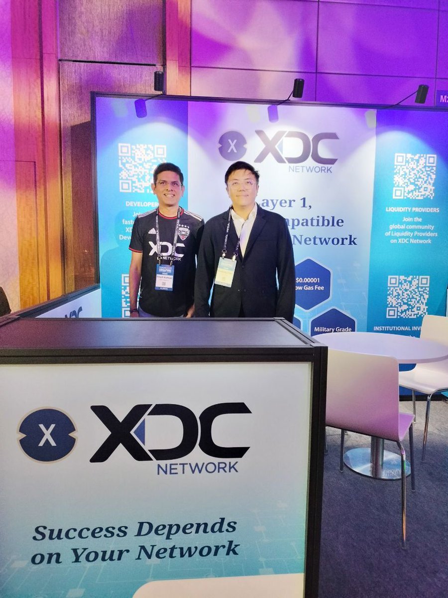 JohnCarter12234's tweet photo. 🚀 Token 2049 kicks off tomorrow, and we’re ready to meet you at Booth #M21!  Join the XDC Network team for exciting talks on building the future together. Let’s explore new synergies! 
📅 Sept 18-19
📍 Booth M21
📌 Location: Marina Bay Sands, Singapore #XDCNetwork #Token2049 https://t.co/hJFLspkZpD