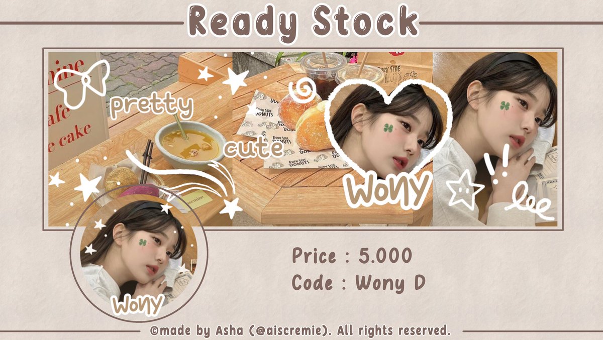 Help repost? Thank you 💕

Layout ready stock Wonyoung update terbaru. DM aku untuk yang mau take. Price on pict. Free retext~

#zonauang #zonaba