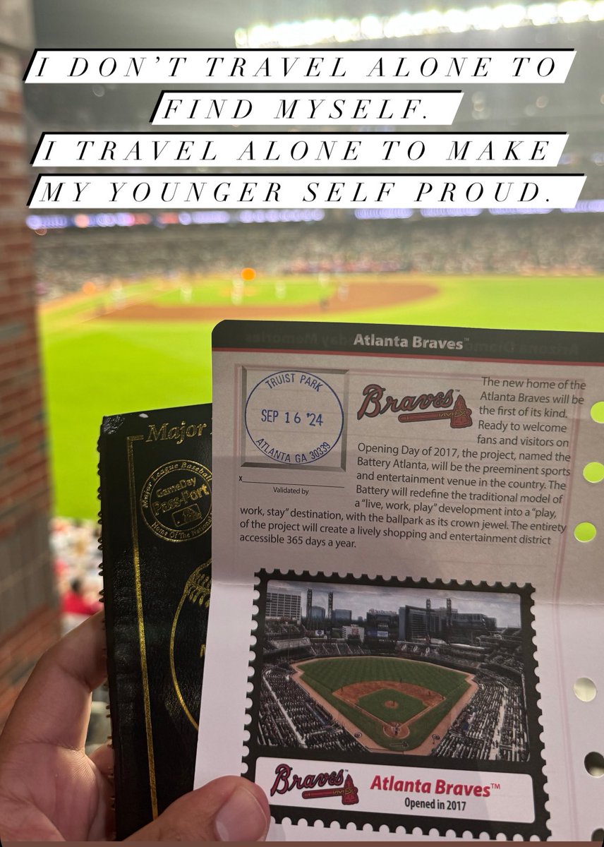It’s never about impressing people. It’s soemtimes about making the young ME proud. My younger self bucket list is to attend an away Dodgers game by the time I turn 50! I have 8 more stadiums to go! #DodgersWin next stop! Florida!