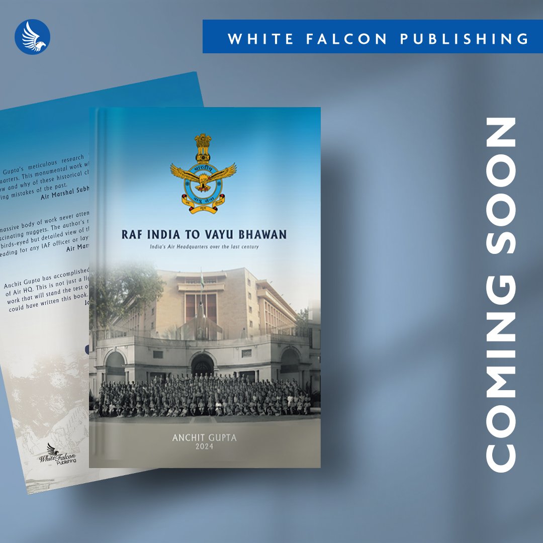 AnchitGupta9's tweet photo. The 109-year history of Air Headquarters—the heart of Indian military aviation—has never been documented—until now!
This book uncovers the untold history of Air Headquarters! Along the way, it stumbles upon incredible stories of people, places, and moments that have shaped the @IAF_MCC .
Coming very soon. 100% of the royalty will go to the IAF Benevolent Association, which gives scholarships to IAF kids. Three decades ago, I was the grateful recipient of one such scholarship.
#IAFHistory