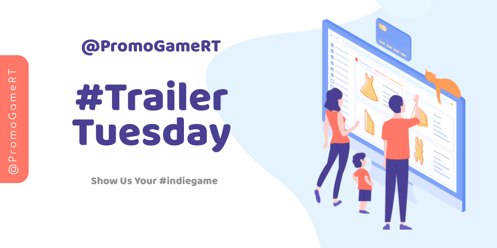 Welcome to #TrailerTuesday 

🔁Reply and show us your latest #indiegame trailer
🆙Like and Retweet this post
❤️Follow us

This week's favorite #trailer will be pinned on our page for a week. Let's go!

#gamedev #IndieGameDev #indiedev #indiegames