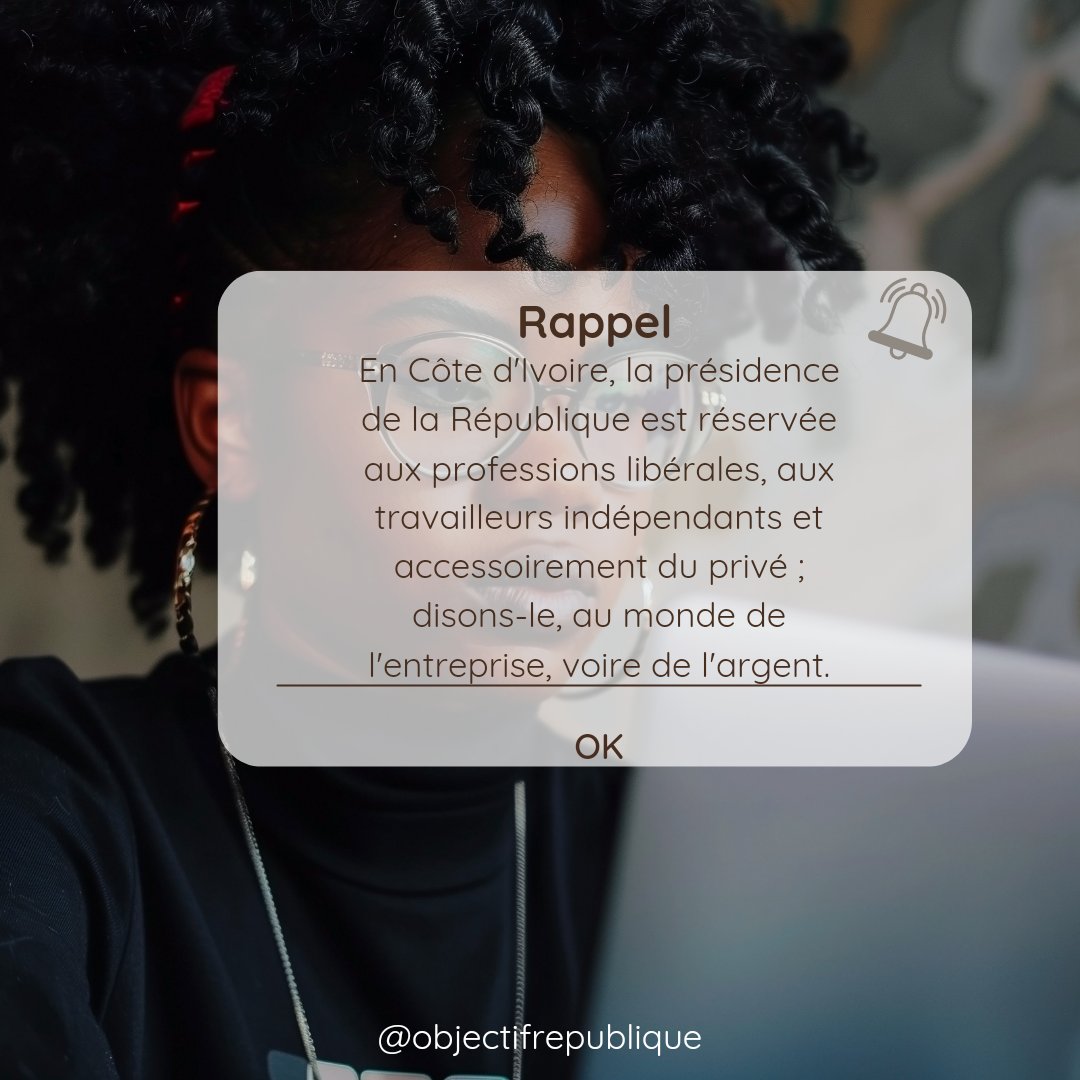 L'élection présidentielle est un formidable moment pour faire vivre et faire circuler les idées réformatrices qu'on a besoin d'entendre. L'argent ne doit pas être le marqueur, la légitimité inventée de l'extérieur non plus.