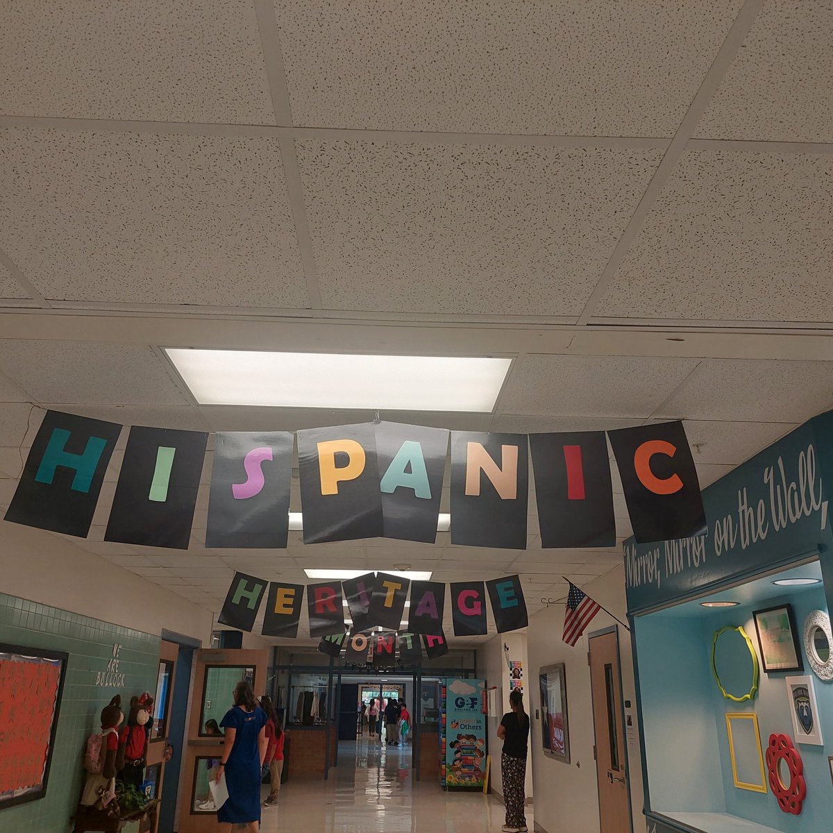 We are celebrating Hispanic Heritage Month  <a href="/Bullock_Bears/">Bullock Elementary</a>  <a href="/TrichellBrian/">Brian Trichell</a>  <a href="/lilyca24/">Dr. Lily Dominguez</a>  <a href="/gisdnews/">Garland ISD</a>  <a href="/sherese_nix/">Sherese Nix</a>  <a href="/klmarsh2/">Kim Marsh</a>  Monday morning everyone was in awe of all the information and decorations