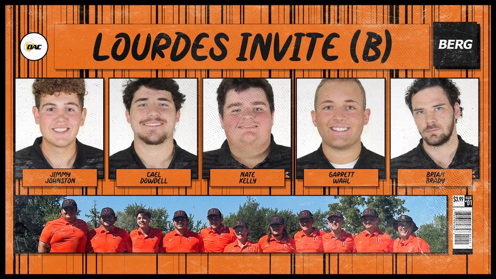 The Berg Boys head up to Michigan this morning to take on the Lourdes Invite! Shotgun start at 9:30 at Legacy Golf Club in Ottawa Lake! 

#GoBerg