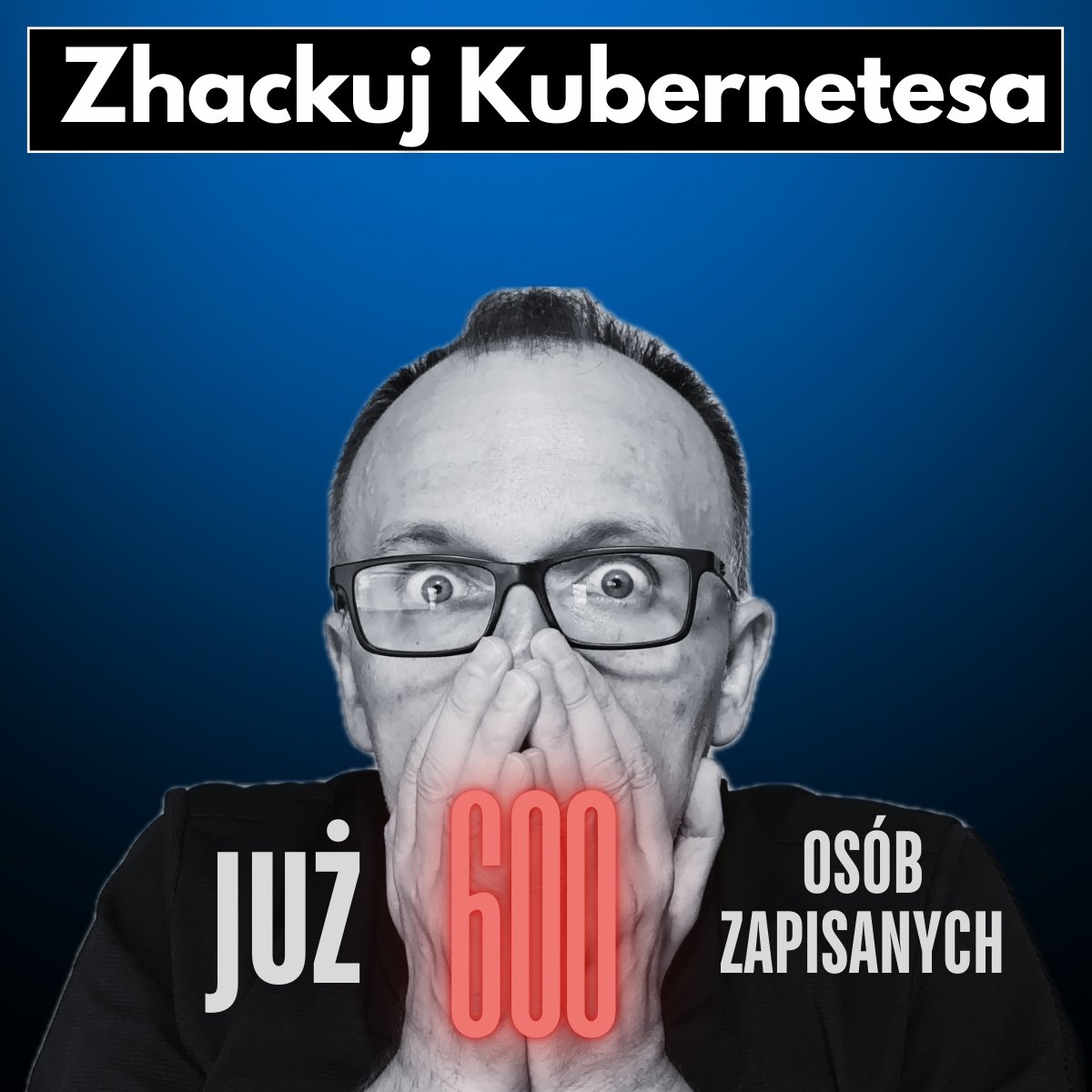 cloudowski's tweet image. 🤯 Ile? 600 osób? No powiem szczerze, że nie byłem na to przygotowany.
Szkolenie już w tą środę 18 września, a ja trzymam kciuki, aby dostawca streamingu podołał takiemu zainteresowaniu 😅
👉 Rejestracja wciąż otwarta: zhackujkubernetes.cloudowski.com