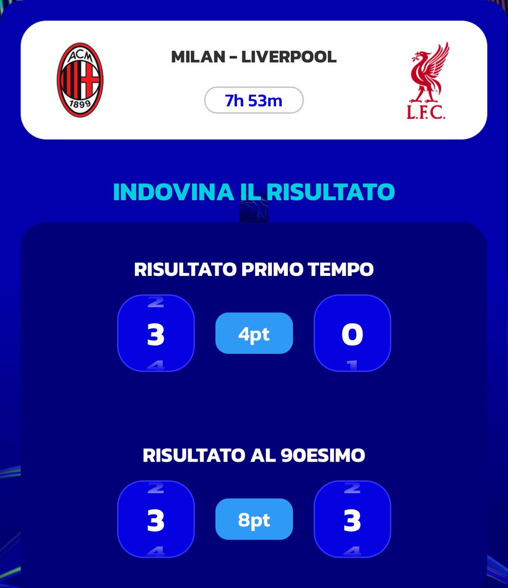 enricobergianti's tweet photo. "Io me la rischio" (cit. @teomat80)

#FantaChampions https://t.co/BX1kDxCMNx