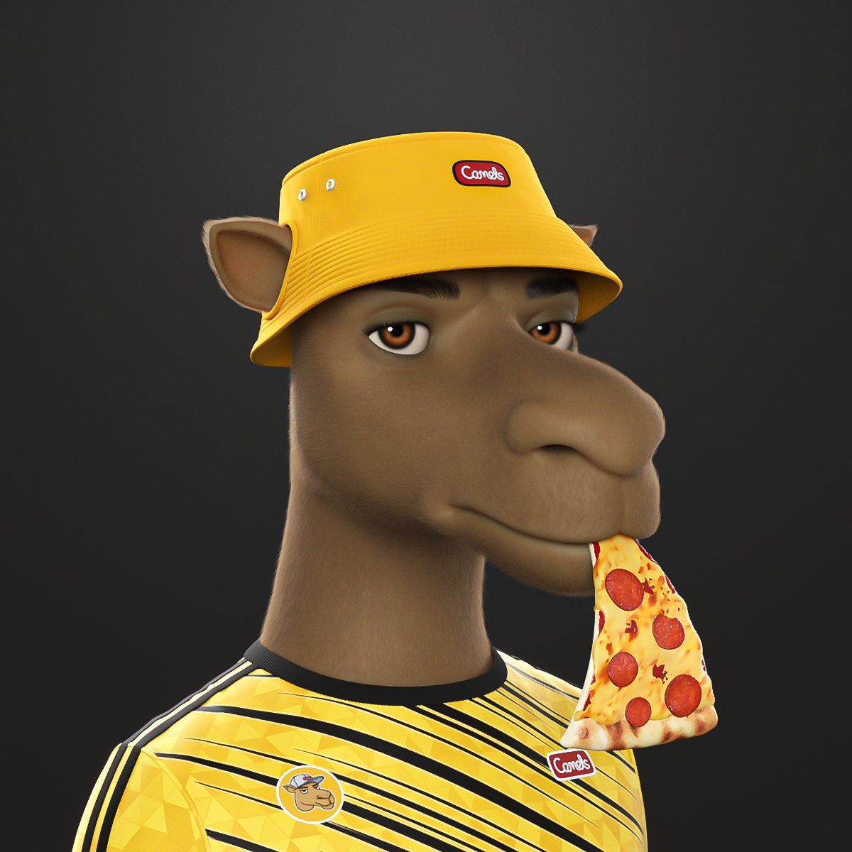 Gm #CamelsFam ☕️ 

Happy Taco Tuesday 🌮 

Why did the pizza camel and the taco become friends?

Because they both knew how to handle the heat, and they agreed that life's too short not to share a good melt! 

Mint or claim your #3DCamels at camelsnft.io 🐫