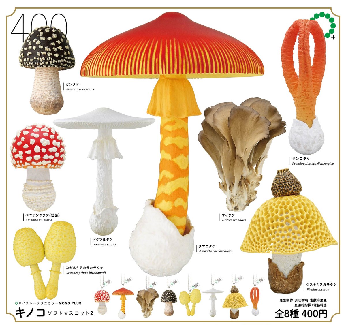 📢新商品のご紹介 / NTC MONO+「キノコ ソフトマスコット2」が本日