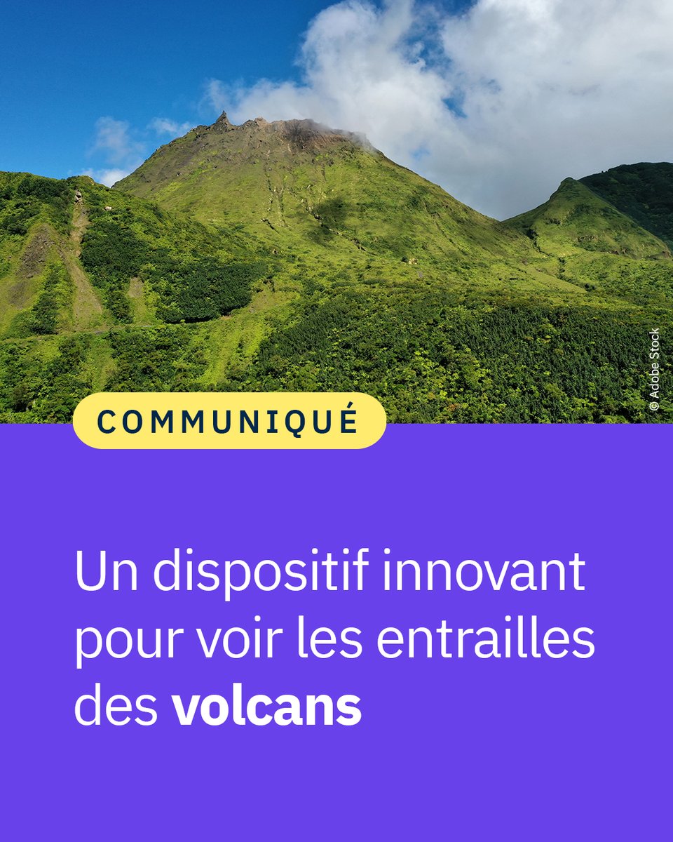 #Communiqué 🗞️ Une équipe de scientifiques a mis au point une méthode d’imagerie innovante permettant de sonder les entrailles d’un volcan 🌋 à une résolution et une profondeur inégalées jusqu’à présent.

👉 cnrs.fr/fr/presse/un-d…