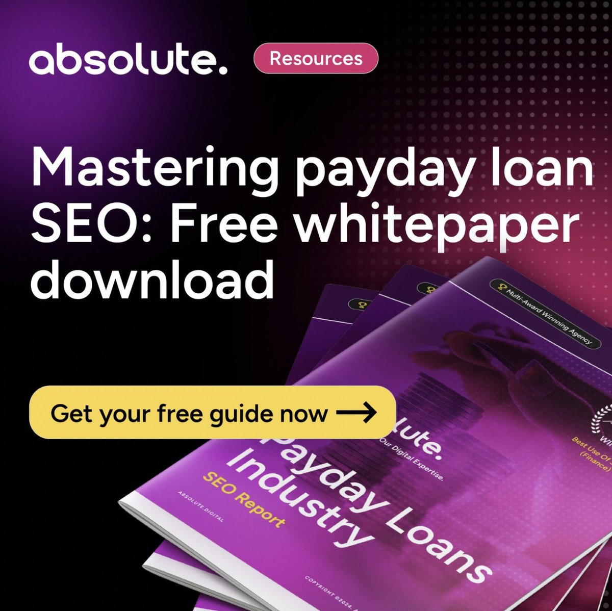 AbsoluteDMedia's tweet photo. Unlock the secrets to mastering finance SEO with our whitepaper! ππ°
Discover how to leverage high-intent keywords, create content that resonates with both people and search engines and more! π
Get your copy ‡οΈ
https://t.co/oMuwdUqGeZ
#digitalmarketing #financeseo #marketingtips