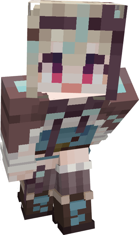 甘狼このみ (@AmakamiKonomi) マイクラスキン！ #甘狼このみ #このみ