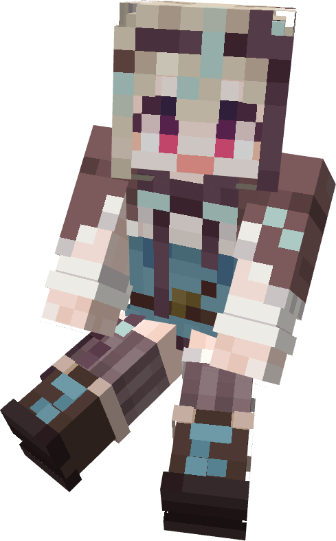 甘狼このみ (@AmakamiKonomi) マイクラスキン！ #甘狼このみ #このみ